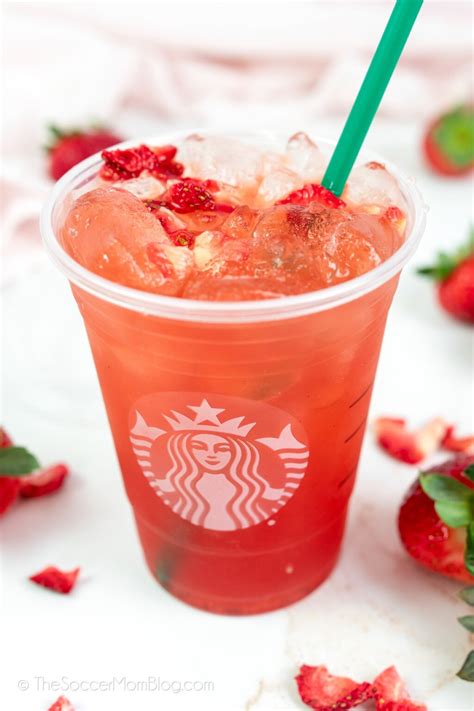 Starbucks strawberry refresher acai - To assemble the drink, pour ½ cup of the strawberry base into each glass as well as ¼ cup of cooled acai tea and ½ cup of filtered water. Stir well to combine. Add ½ teaspoon of green coffee powder to each …